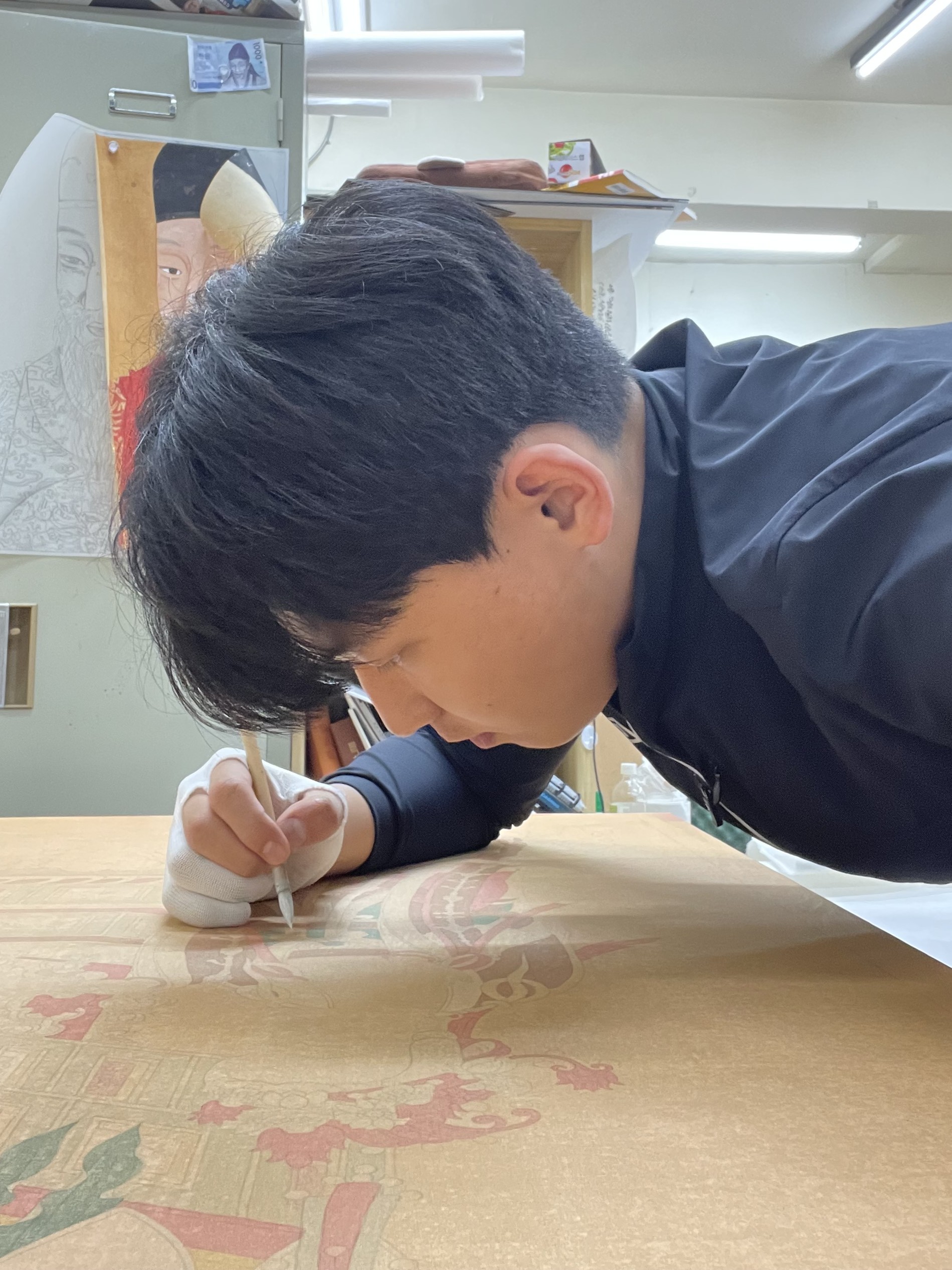 모사공(模寫工) 자격증 취득으로 전통과 현대를 잇다-디자인미술학과 불교미술전공 구본준(18학번)